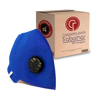 CX 100 Respirador PFF2 Com Válvula CO Vapores Orgânicos Camper