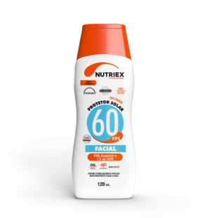 Protetor Solar EPI Profissional FPS 60 Facial 120ML Nutriex