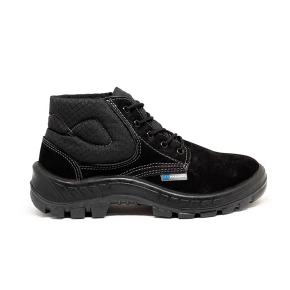 Botina de Segurança Marluvas 50b26 Preto Nobuck Bico PVC Bidensidade